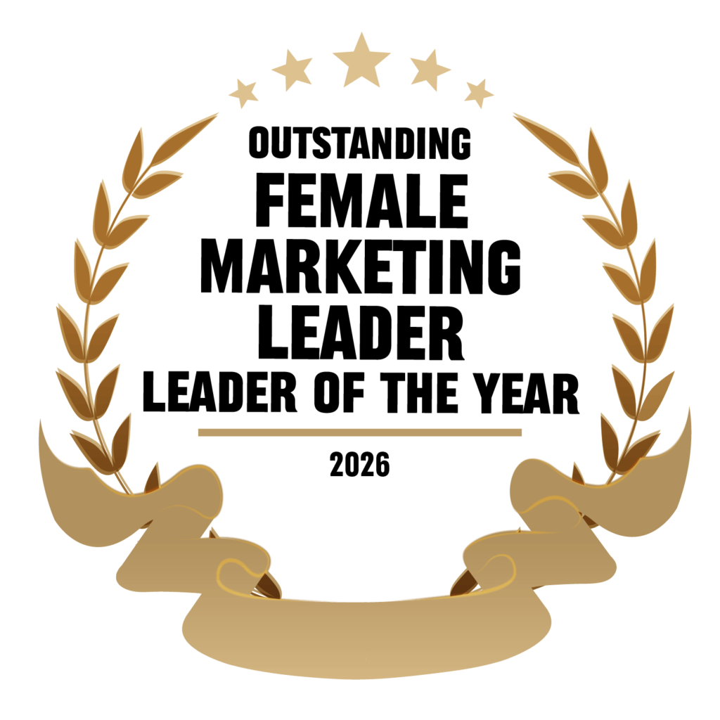 Female Marketing Leader Logo 2026